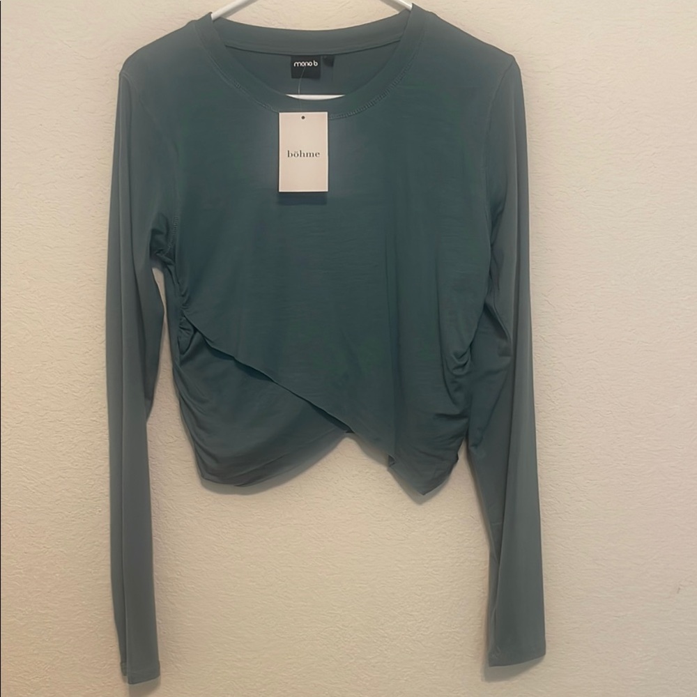 Bohme Women's Green Long Sleeve Top